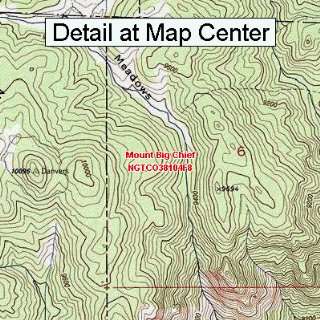   Map   Mount Big Chief, Colorado (Folded/Waterproof)