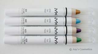 NYX Jumbo Eye Pencil   Set N NEW 4 vivid colors !! 800897123550 