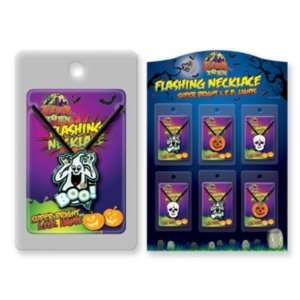  Flashing Halloween Necklace / Display Case Pack 72: Everything Else