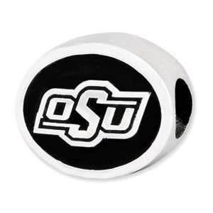  Oklahoma State University Bead/Sterling Silver Jewelry