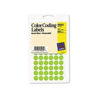  1000 1 in Round Purple Color Coded Inventory QC Labels 