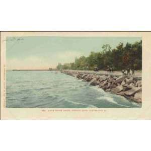 Reprint Lake Shore Drive, Gordon Park, Cleveland, O 1903   