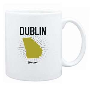   Dublin Usa State   Star Light  Georgia Mug Usa City