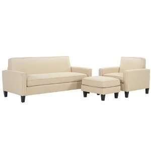   Collection: Zoe Fabric Upholstered Studio Sofa Set: Home & Kitchen