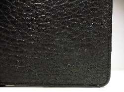Below  Carlos Falchi name and design is embossed in the leather on 