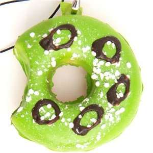  green donut squishy charm icing sugar chocolate Toys 