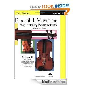    Two Violins, Vol. 3 Samuel Applebaum  Kindle Store