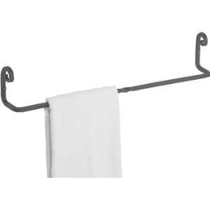  Towel Bars Black Wrought Iron, 18 long projects 3 1/4 
