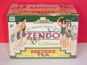 TADIN ZENDO All Natural Herbal Dieters Tea, No Caffeine  