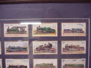 ANTIQUE WILLSS RAILWAY ENGINES CIGARETTE CARDS 1924 SET 50  