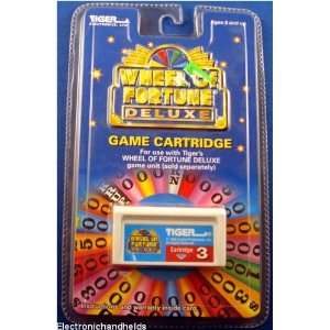  Tiger Wheel of Fortune Deluxe Game Cartridge #3 Toys 