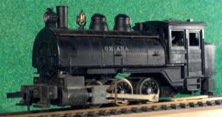   Union Pacific Omaha 0 6 0 steam loco motive switcher w smoke   