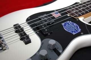 New USA Fender ® American Deluxe Precision Bass, White  