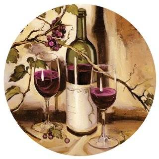 Reston Lloyd Gas Burner Covers, Set of 4, Barnyard, Wine and Vines 