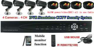 Channel CCTV DVR Day Night Camera Security System  