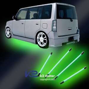  Green Neon Underbody Undercar Kit Lights 4pcs 36 & 48 