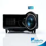 MediaMax Pro   LED Multimedia Projector (DVB T, HDMI, VGA, AV)   Black 