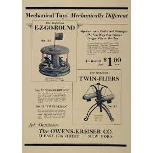   Steel Toy Ad Giant Zeppelin   Original Print Ad