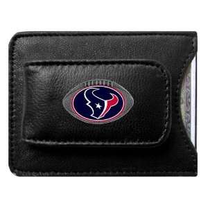  Houston Texans NFL Card/Money Clip Holder (Leather 
