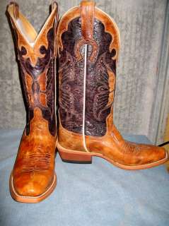 Womens Anderson Macie Bean Honey Rocksteer Butterfly Cowboy Boots NEW 