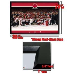  Framed Hockey Canada Team Poster Olympic Team Fr4862: Home 