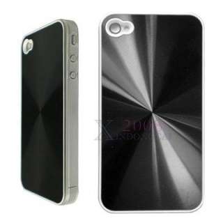 Black CD Paint Hard Back Case Skin Cover Guard for Apple iPhone 4 4G 