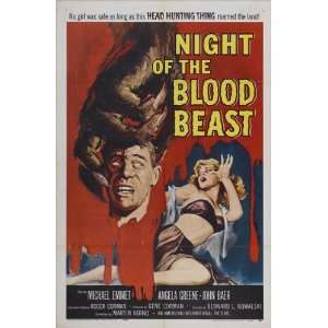 Night of the Blood Beast Poster Movie 27x40 