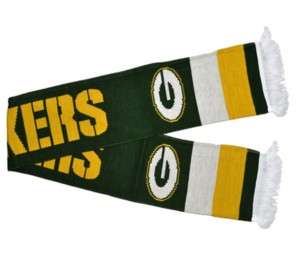 OFFICIAL NFL FOOTBALL GREEN BAY PACKERS JERSEY SCARF  