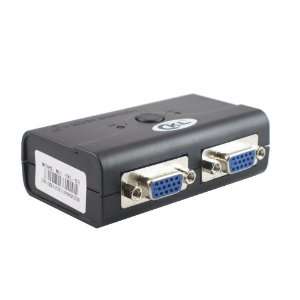  2 Port PS/2 KVM Switch Manual with cables