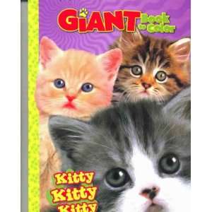  Kitty, Kitty, Kitty Giant Book To Color (9781403722171 