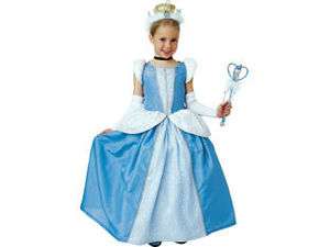 Cinderella Disney Princess 4 6 Small Costume Tiara Gloves Wand Deluxe 
