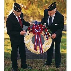  Patriotic Spirit Wreath   Same Day Delivery Available 