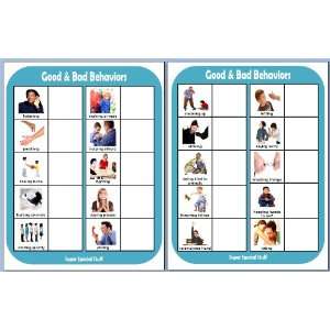  Good & Bad Behavior Board Learning Activities for Autism 
