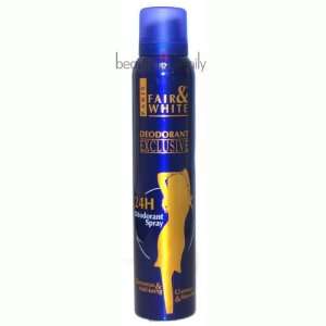  Fair & White Exclusive 24 Hr Women Deodorant Spray   250ml 