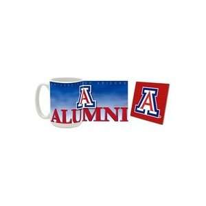  Arizona Wildcats Mug and Coaster Gift Box Combo ALUMNI 