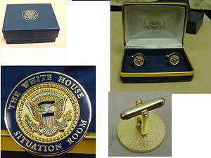 PRESIDENT WHITE HOUSE SITUATION ROOM CUFFLINKS  