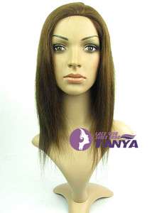 Full Lace / Lace Front Wig 12 #4 Silky Straight _ 100% Indian Remy 