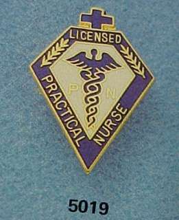 Licensed Practical Nurse LPN Medical Emblem Pin 5019  