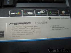 Acer Aspire One 5735 6694 Notebook 250GB HDD 4GB Ram 884483431908 