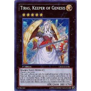   Card Tiras, Keeper of Genesis GENF EN044 Secret Rare Toys & Games