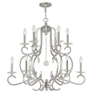 Crystorama Lighting Group 9349 OS Olde Silver / Hand Polished Orleans 