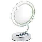 Danielle 10x Low Profile Folding LED Lighted Mirror  