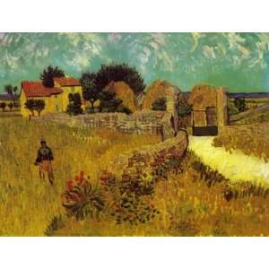  Van Gogh Art Reproductions and Oil Paintings: Farmhouse in 