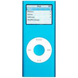 Apple iPod nano 4GB 2nd Generation Blue (Refurbished)  