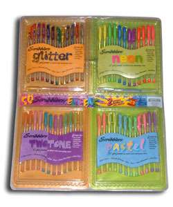 Scribblers 50 piece Gel Pen Set  