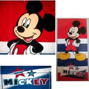  Disney Exclusive Superstar Mickey Mouse Beach Towel   30 