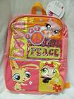   WITH TAGS   16 LITTLEST PET SHOP SCHOOL BACKPACK BABY BLUE MONKEY BAG