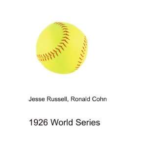  1926 World Series Ronald Cohn Jesse Russell Books