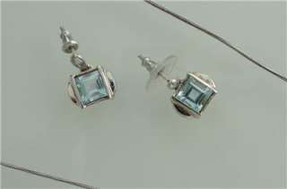 Premier Designs Aquamarine Colored Necklace & Earrings  