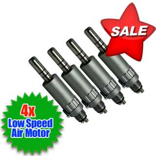 4pcs NSK Style Dental Low Slow Speed Air Motor Handpiece 4 Hole New 
